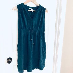 H&M Medium teal maternity dress with pockets